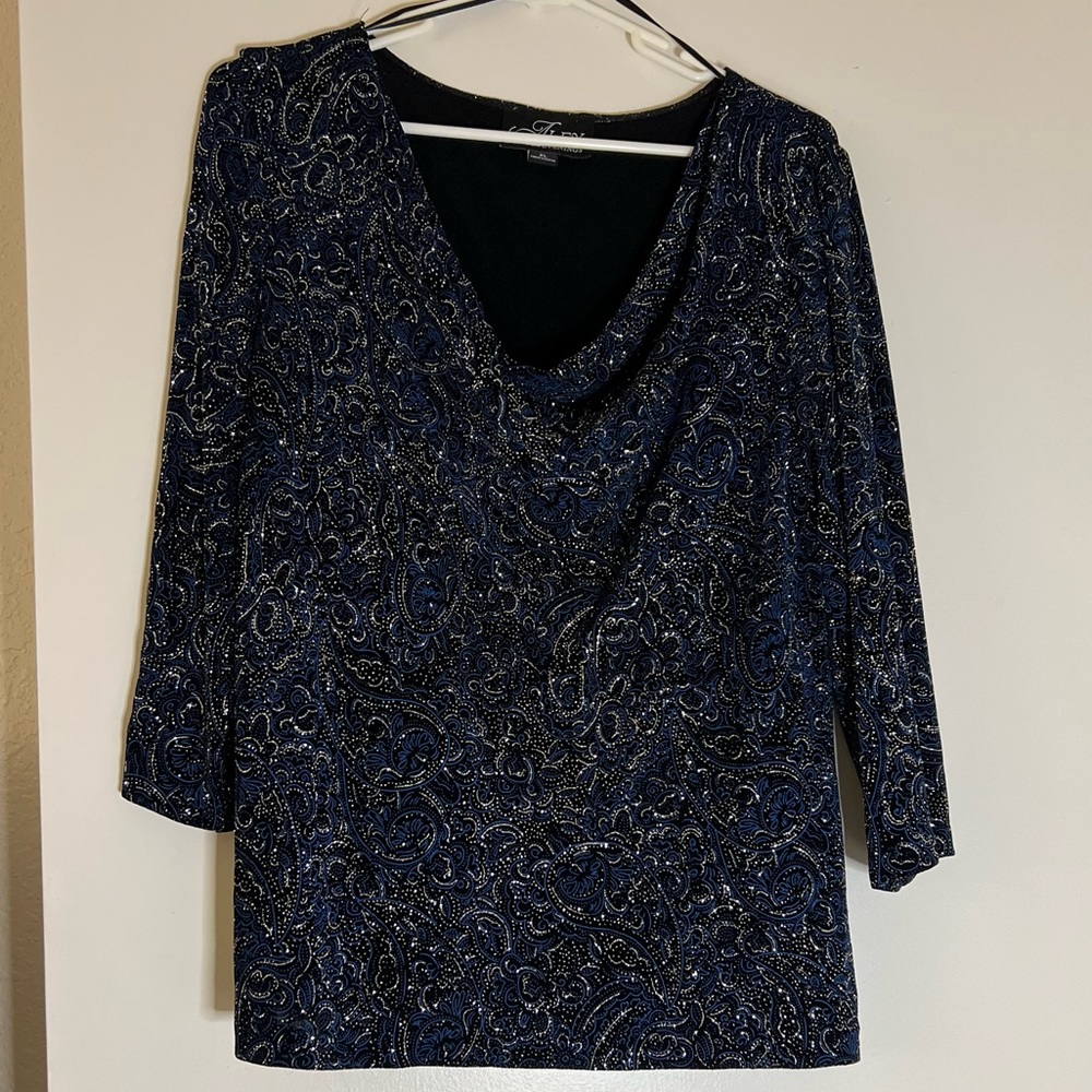 Night time shimmery top